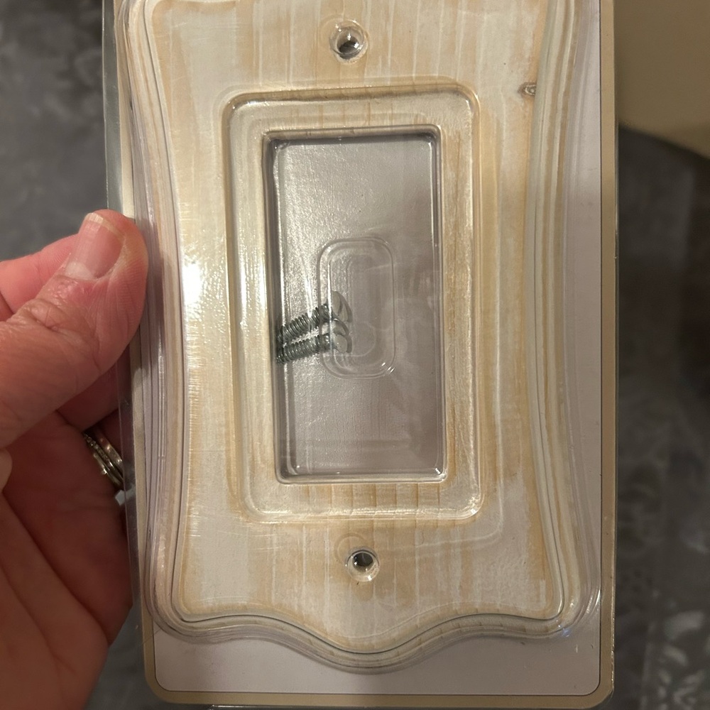 Allen + Roth Weathered White Wall Plate - Picture 4 of 4